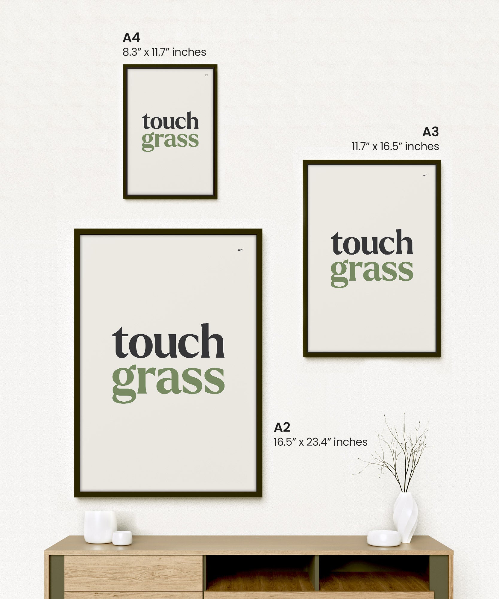 Touch Grass Poster
